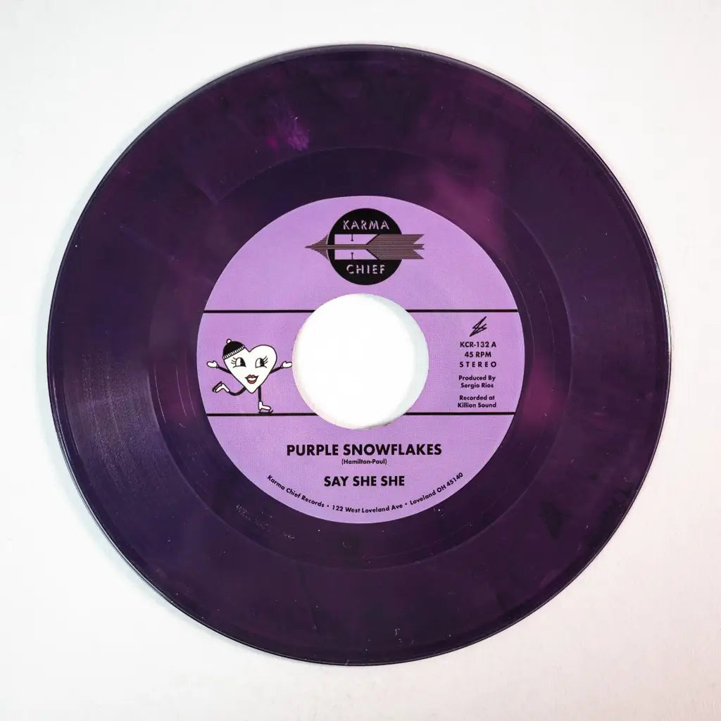 Say She She - Purple Snowflakes/This Wintertime [7" Single Coloured Vinyl]