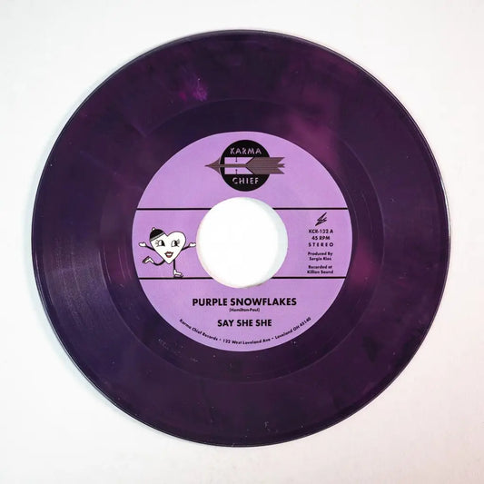 Say She She - Purple Snowflakes/This Wintertime [7" Single Coloured Vinyl]