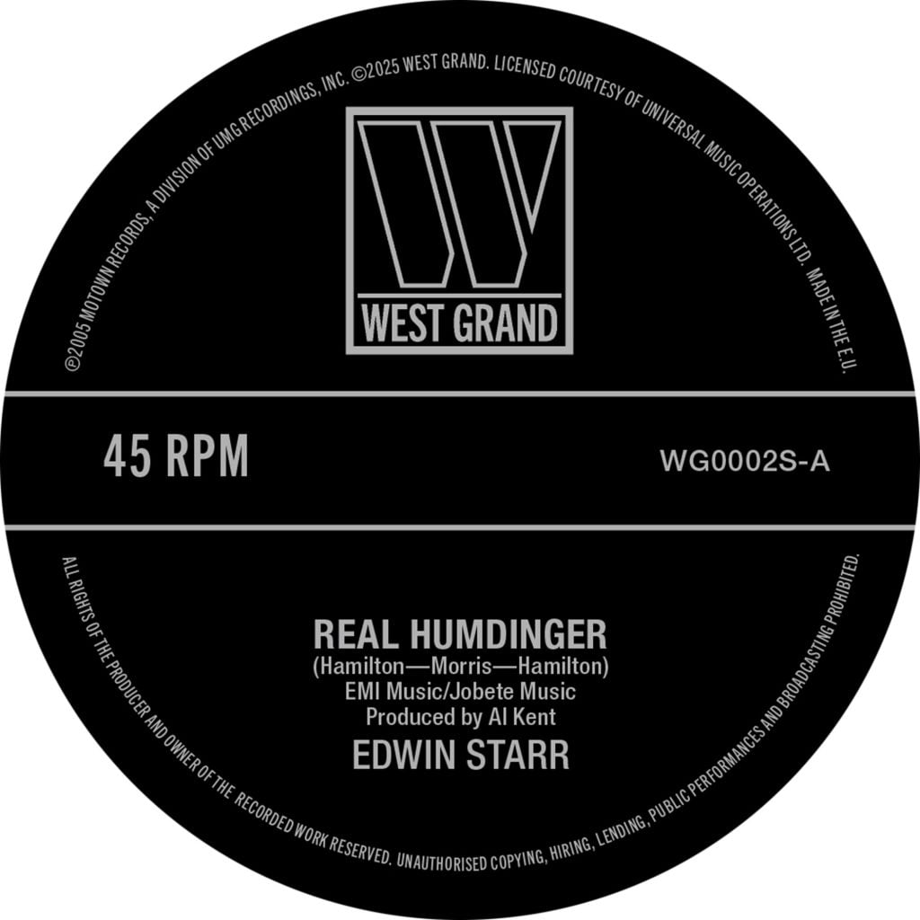 Edwin Starr - Real Humdinger / Scott’s On Swingers (Limited White 7" Vinyl)