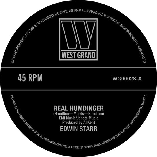 Edwin Starr - Real Humdinger / Scott’s On Swingers (Limited White 7" Vinyl)