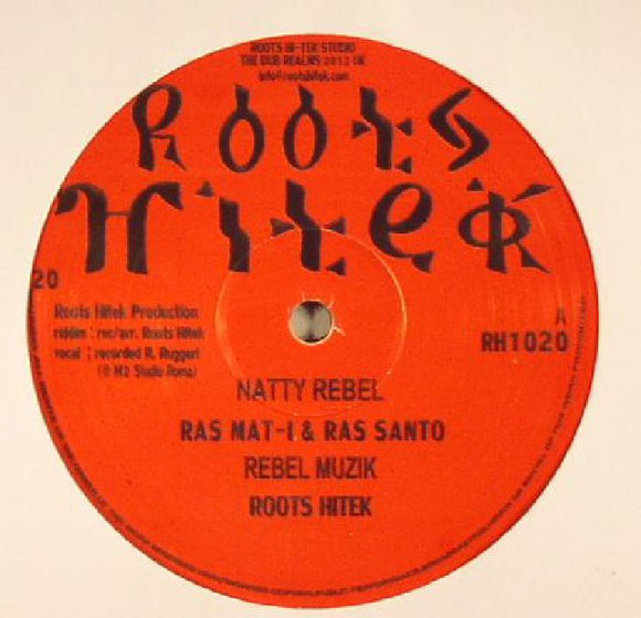 Ras Mat-I & Tony Roots & Roots Hitek - Natty Rebel / Reggae Song 10”