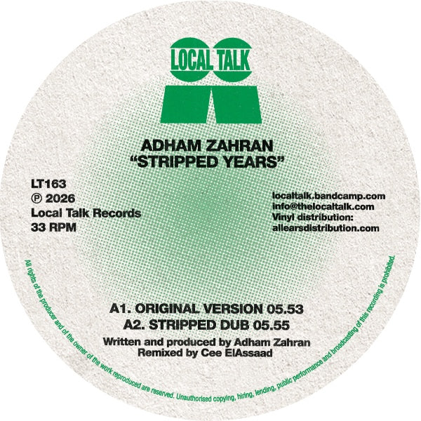 ADHAM ZAHRAN - STRIPPED YEARS