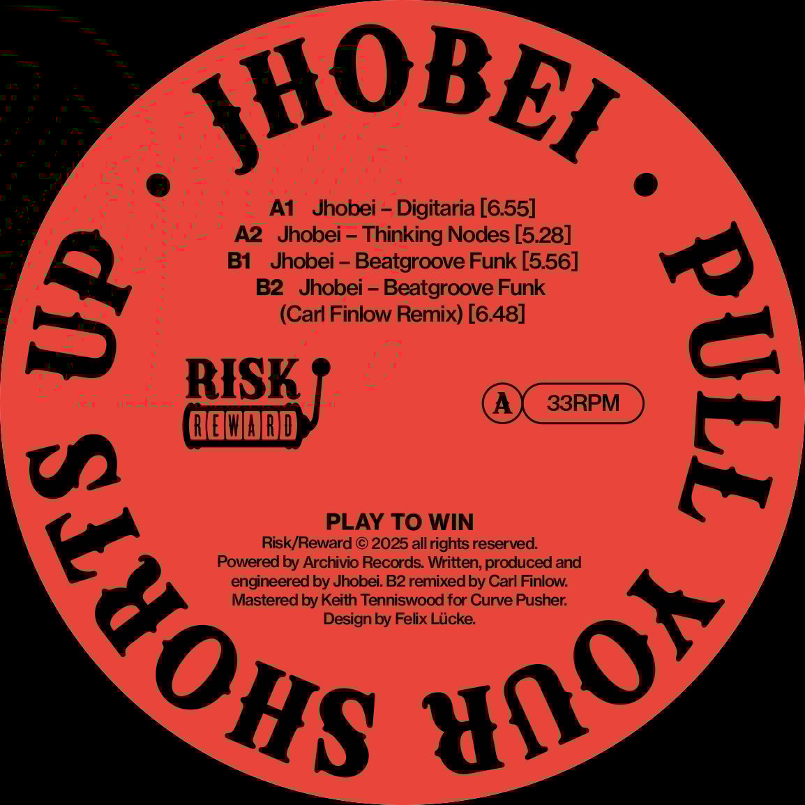 Jhobei - Pull Your Shorts Up! (Incl. Carl Finlow Remix)