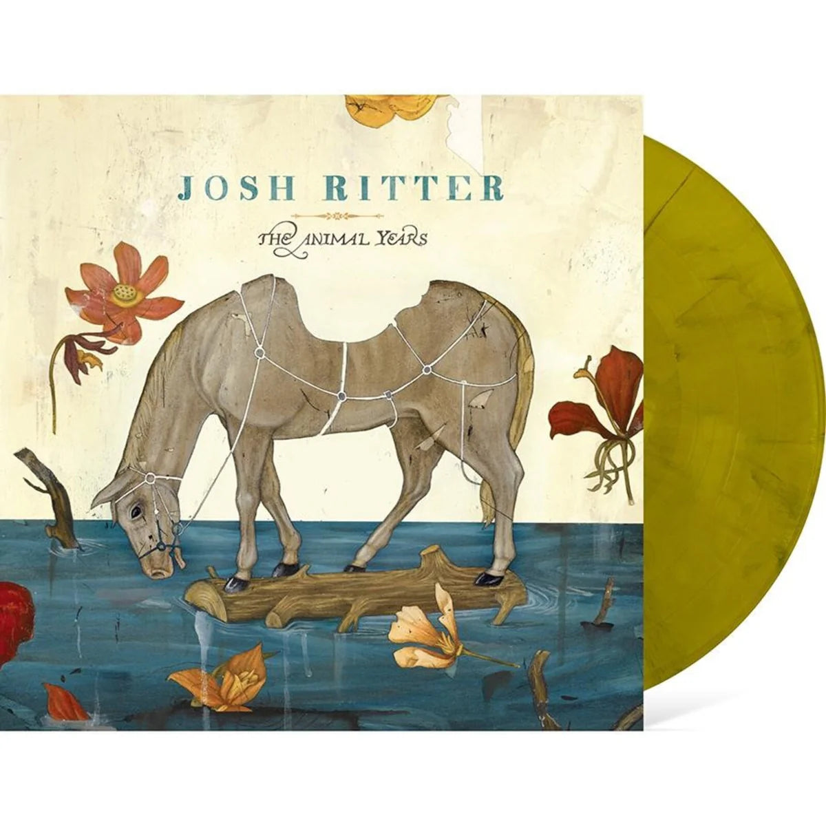 Josh Ritter - The Animal Years [Opaque yellow and black swirl]
