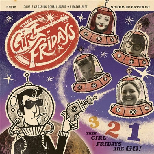 THEE GIRL FRIDAYS - DOUBLE CROSSING DOUBLE AGENT / EJECTOR SEAT [7" Vinyl]
