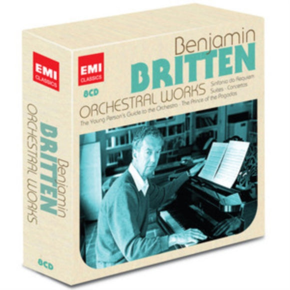 SIMON RATTLE - Benjamin Britten: Orchestral Works [8CD BOXSET]