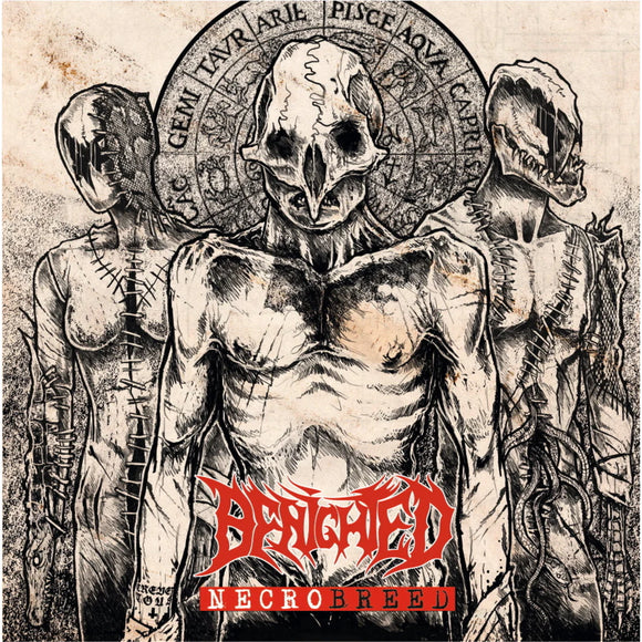 Benighted - Necrobreed [LP Yellow Red Black Splatter]