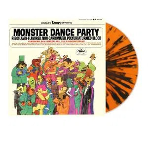 DON HINSON AND THE RIGAMORTICIANS - Monster Dance Party (Orange/Black Pumpkin Splatter Vinyl)