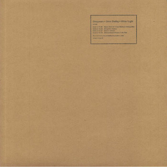 Disappears, Steve Shelley, White / Light - Disappears, Steve Shelley, White / Light