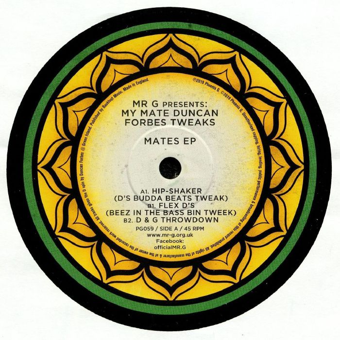 Mr. G remix Duncan Forbes - Mates EP