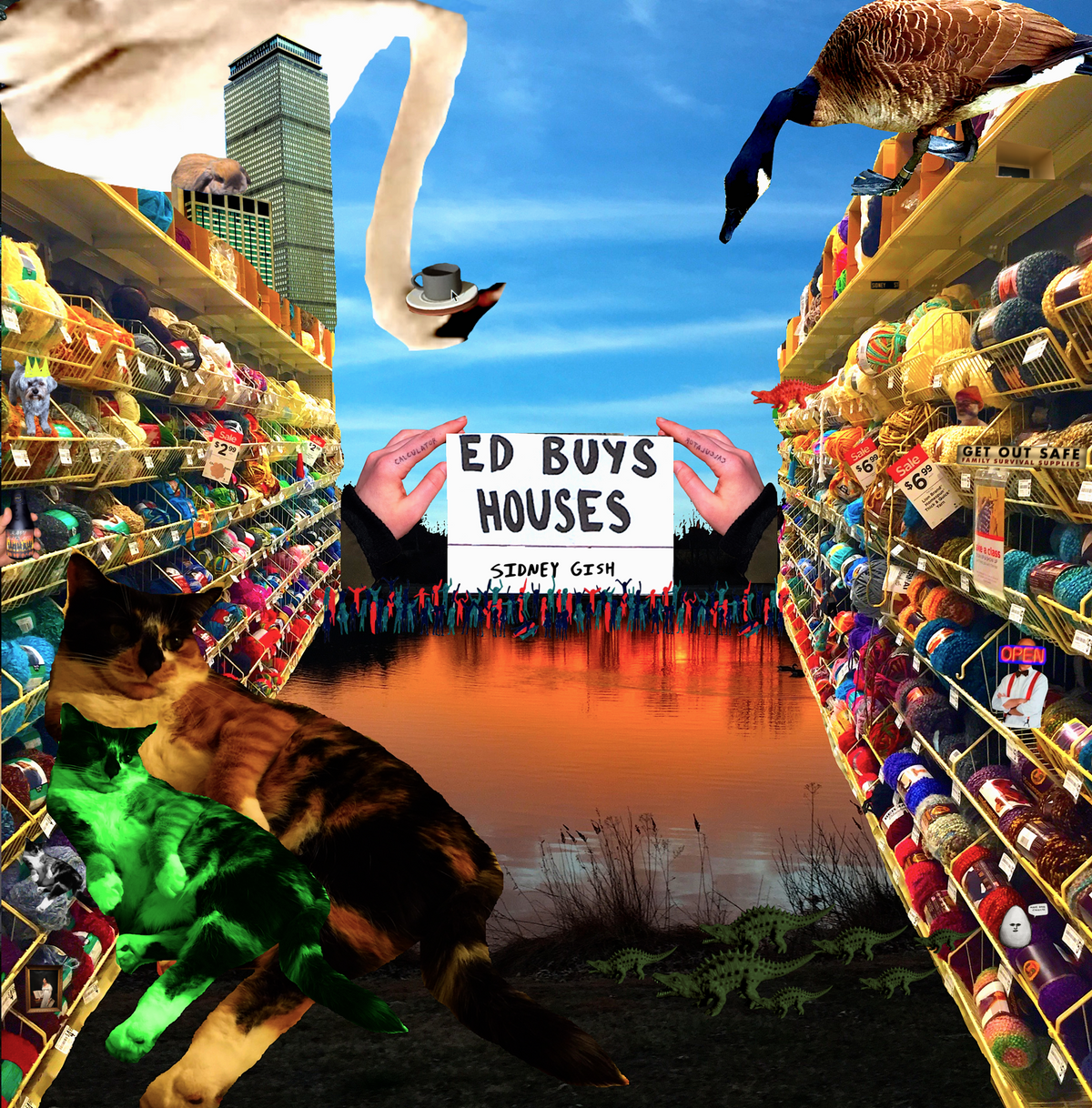Sidney Gish - Ed Buys Houses [Blue and White Cornetto Vinyl]