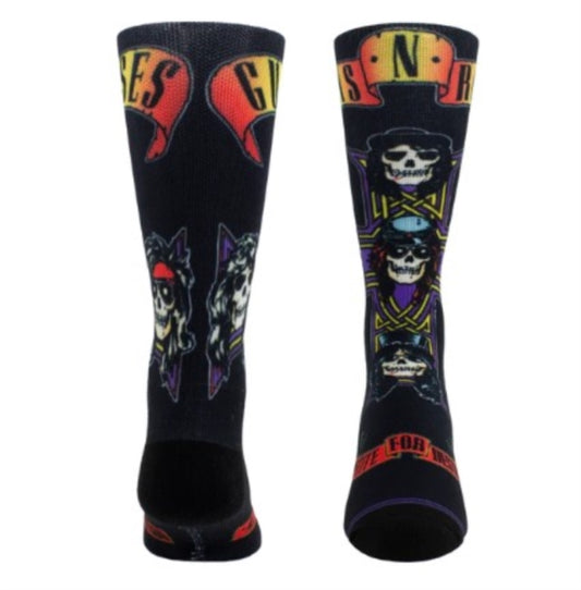 GUN N' ROSES - Guns N' Roses Appetite Cross Socks (One Size) - Dye Sublimation