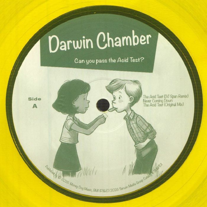 DARWIN CHAMBER - Can You Pass The Acid Test? (feat DJ Spun mix) [Yellow Vinyl]