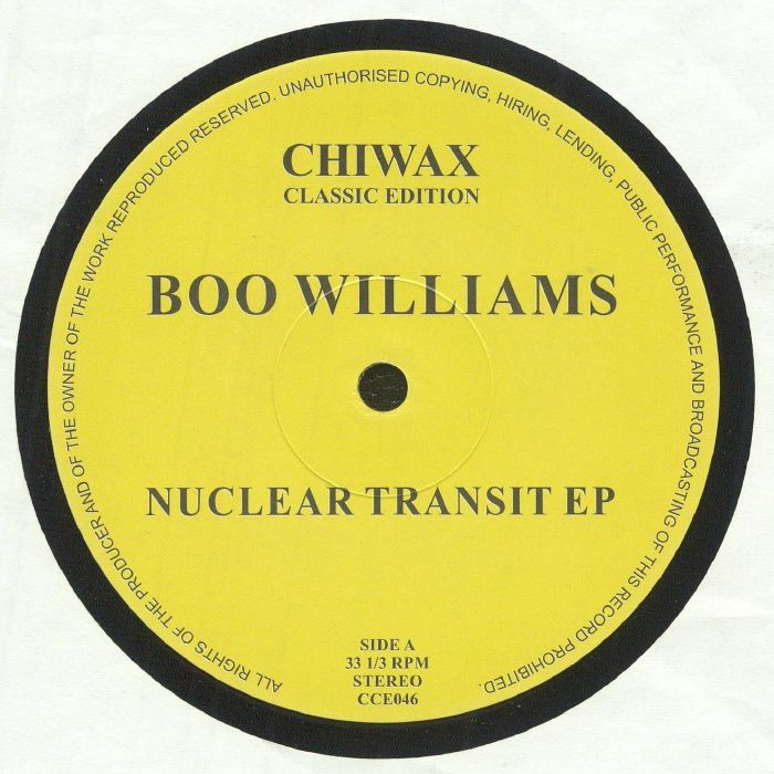 Boo WILLIAMS - Nuclear Transit EP
