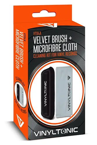 Vinyltonic Velvet Brush & Mircofibre Cloth