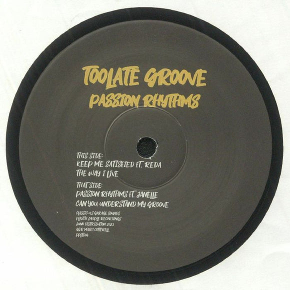 TOOLATE GROOVE - Passion Rhythms