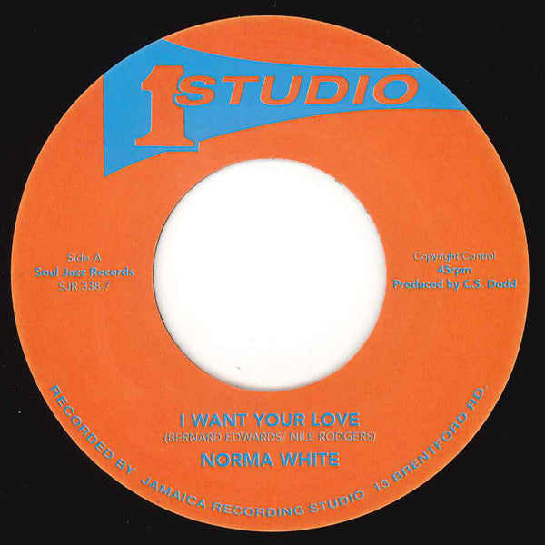 SOUL JAZZ RECORDS PRESENTS STUDIO ONE 45S: NORMA WHITE - I WANT YOUR LOVE / I WANT YOUR LOVE (VERSION)	[7" Vinyl]