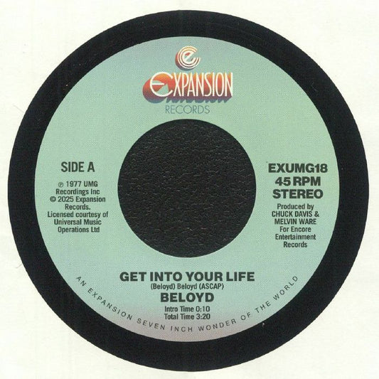 BELOYD - Get Into Your Life (reissue) [7" Vinyl]