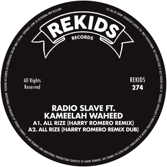 Radio Slave ft. Kameelah Waheed - All Rize (Remixes)