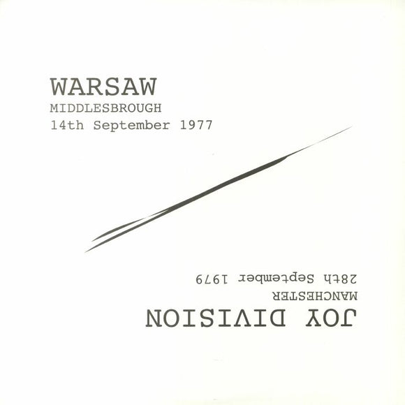WARSAW / JOY DIVISION - MIDDLESBOROUGH 14/09/77 - MANCHESTER 2 8/09/79
