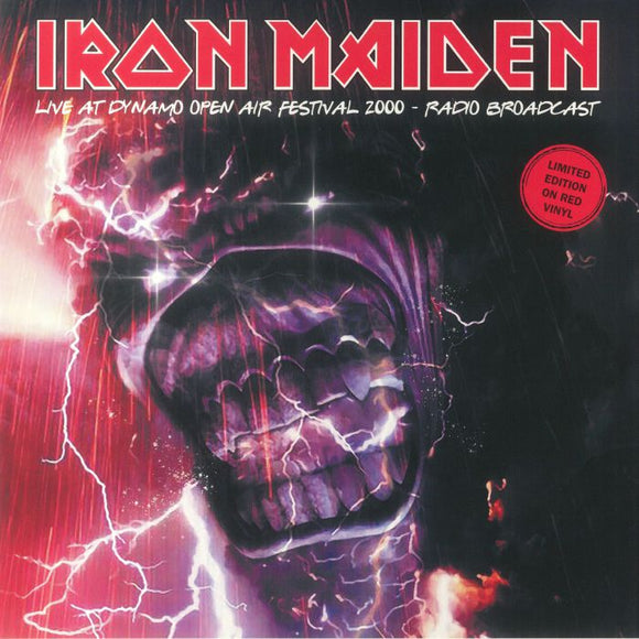 IRON MAIDEN - Live At Dynamo Open Air Festival 2000 - Radio Broadcast (Red Vinyl)