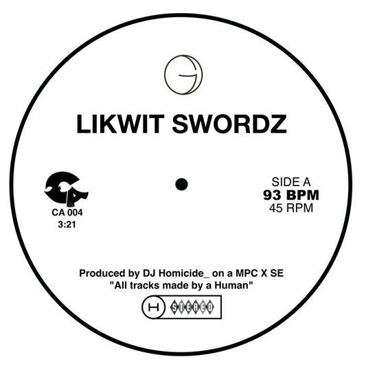 DJ HOMICIDE - Tracks Made By Humans [7" Vinyl]