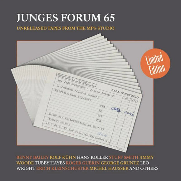 Tubby Hayes, Ronnie Ross, Ronnie Stephenson, Hans Koller etc.  - Junges Forum 65 (unreleased tracks from the MPS-studio) [LP]