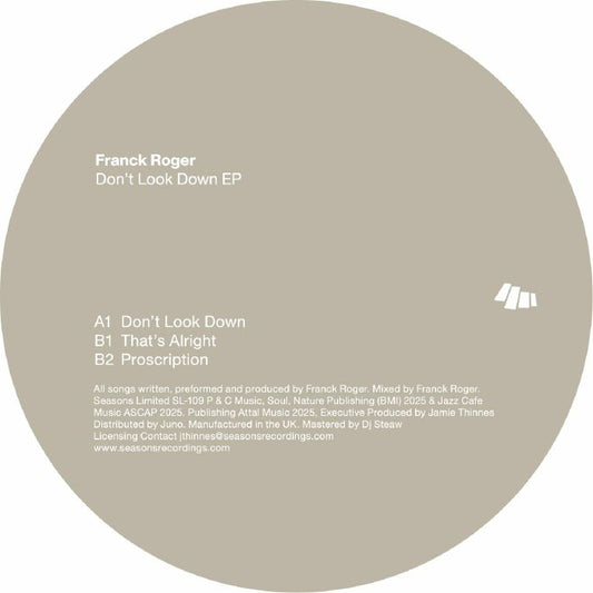 Franck ROGER - Don't Look Down EP