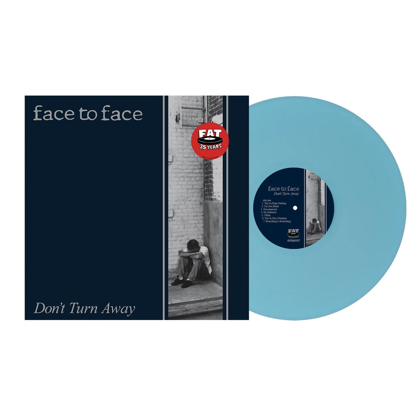 Face to Face - Don't Turn Away [Light Blue LP]