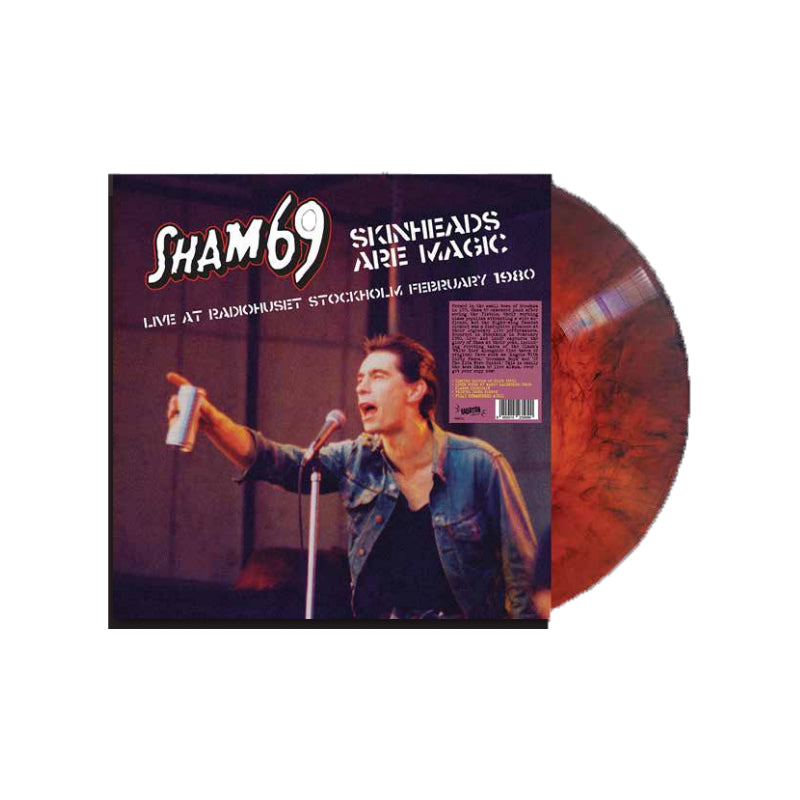 SHAM 69 - SKINHEADS ARE MAGIC - LIVE… [Red Marble LP Vinyl]