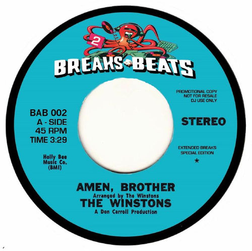 THE WINSTONS / THE CHOSEN FEW - AMEN BROTHER / CANDY I'M SO DOGGONE MIXED UP [7" WHITE VINYL DINKED]