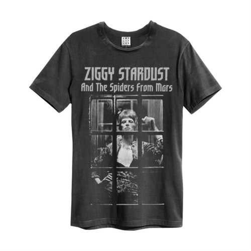 DAVID BOWIE - Rise And Fall T-Shirt (Charcoal)