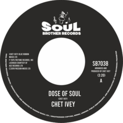Chet Ivey - Dose of Soul/Get Down With Geater [7" Vinyl]