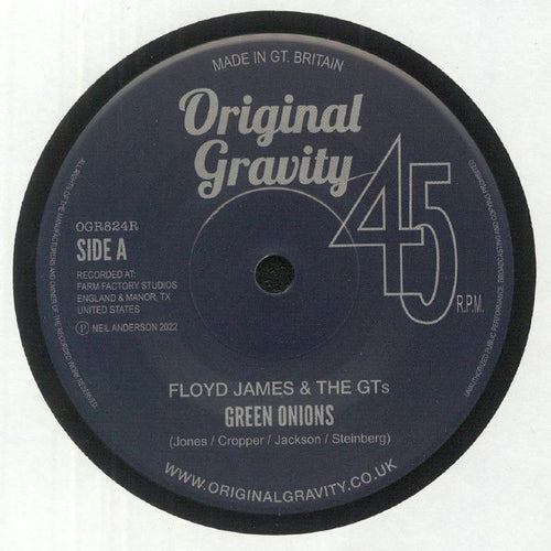 Floyd James & The GTs - Green Onions [7" Vinyl]