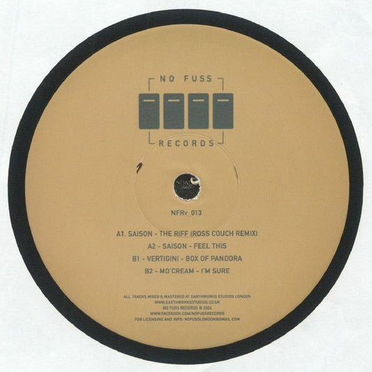 SAISON / VERTIGINI / MO'CREAM - NFRV 013 (feat Ross Couch remix)