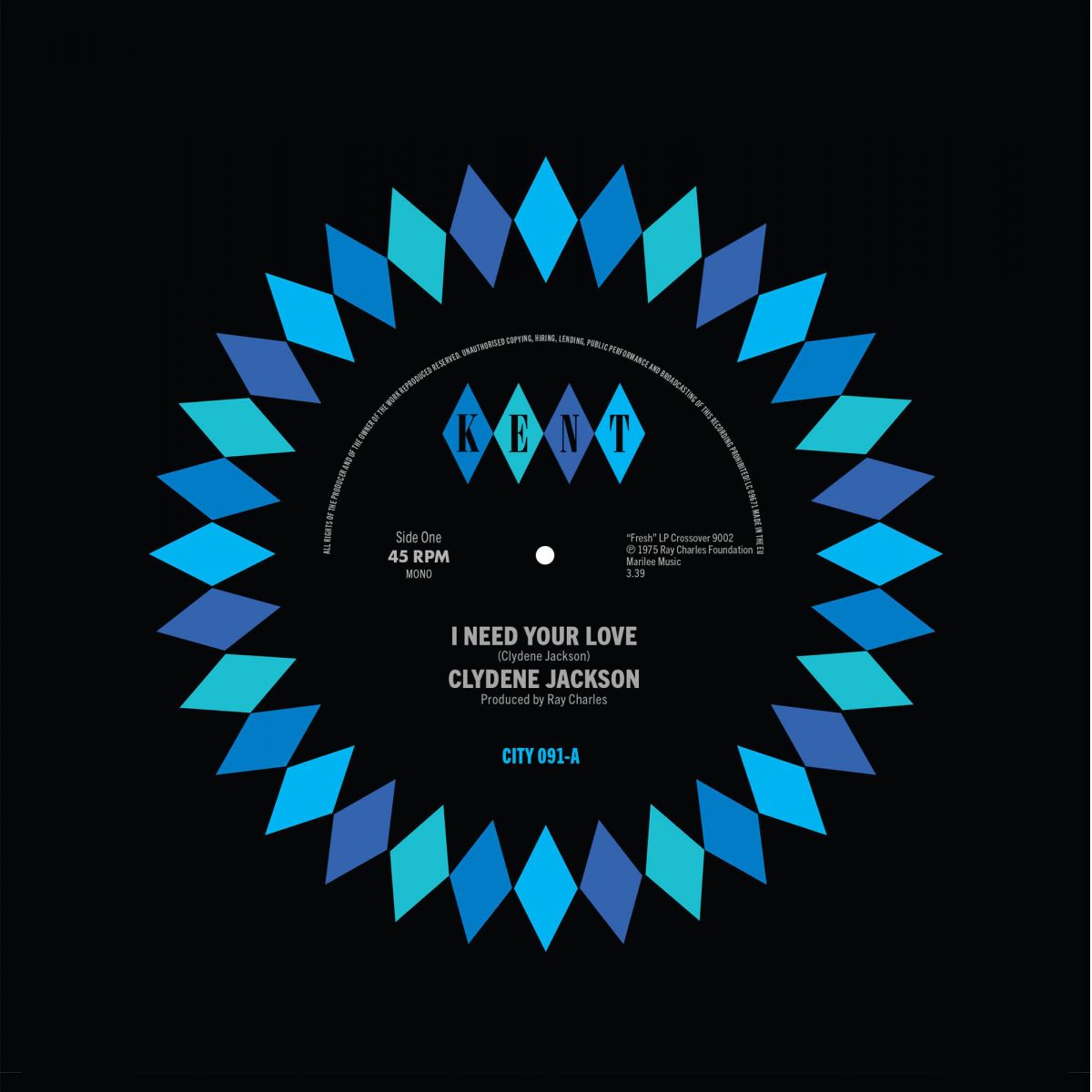 CLYDENE JACKSON - I NEED YOUR LOVE / WE'RE IN LOVE [7" Vinyl]