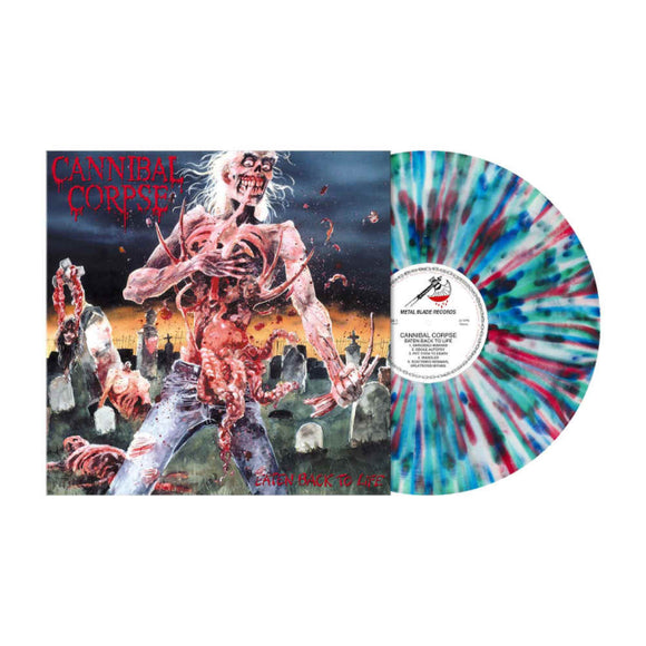 Cannibal Corpse - Eaten Back To Life [Blue, Green, Red Splatter Vinyl]
