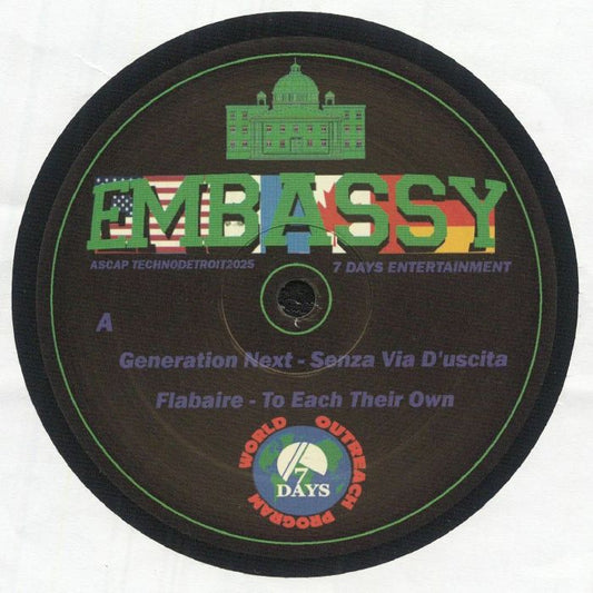 VARIOUS - Embassy (feat Generation Next, Butterbandz, Big Strick, Ron Cook, Red D) [2LP]