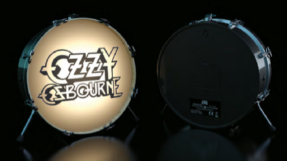 OZZY OSBORNE - Ozzy Osborne Logo 3D Drum Lamp / Wall Light