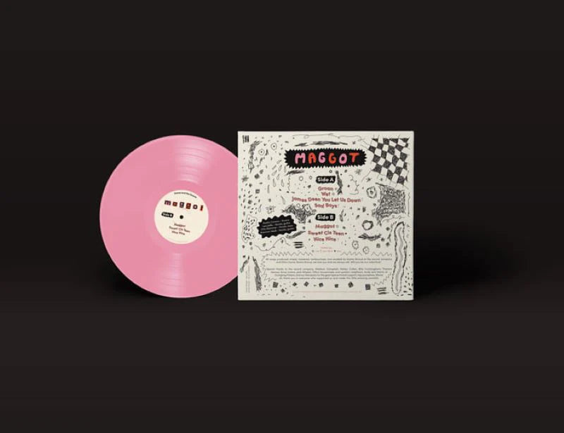 Dazey and the Scouts - Maggot 10" [Split Hot Pink & Baby Blue]