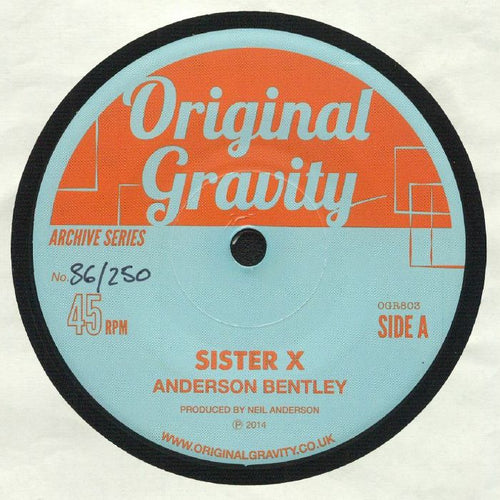 Anderson Bentley - Sister X [7" Vinyl]