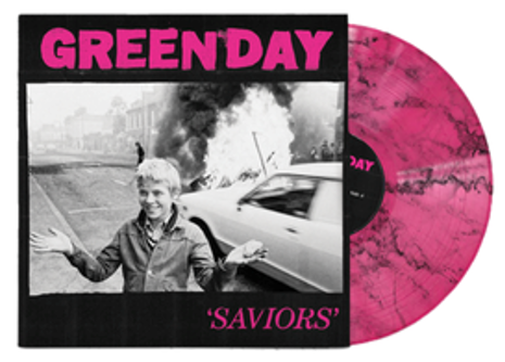 GREEN DAY - SAVIORS (BLACK/PINK VINYL) (RSD STORES EXCLUSIVE)