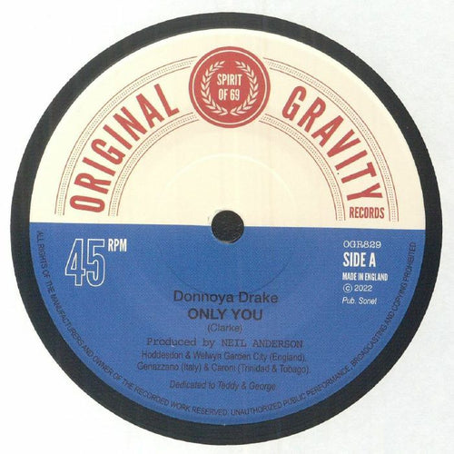 Donnoya Drake - Only You [7" Vinyl]