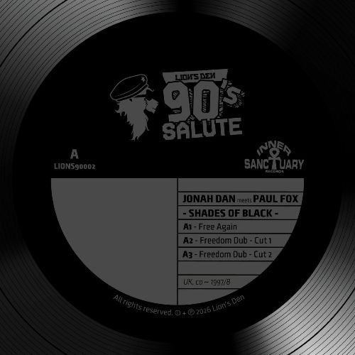 Shades Of Black (Jonah Dan & Paul Fox) - Free Again / Fight For the Right