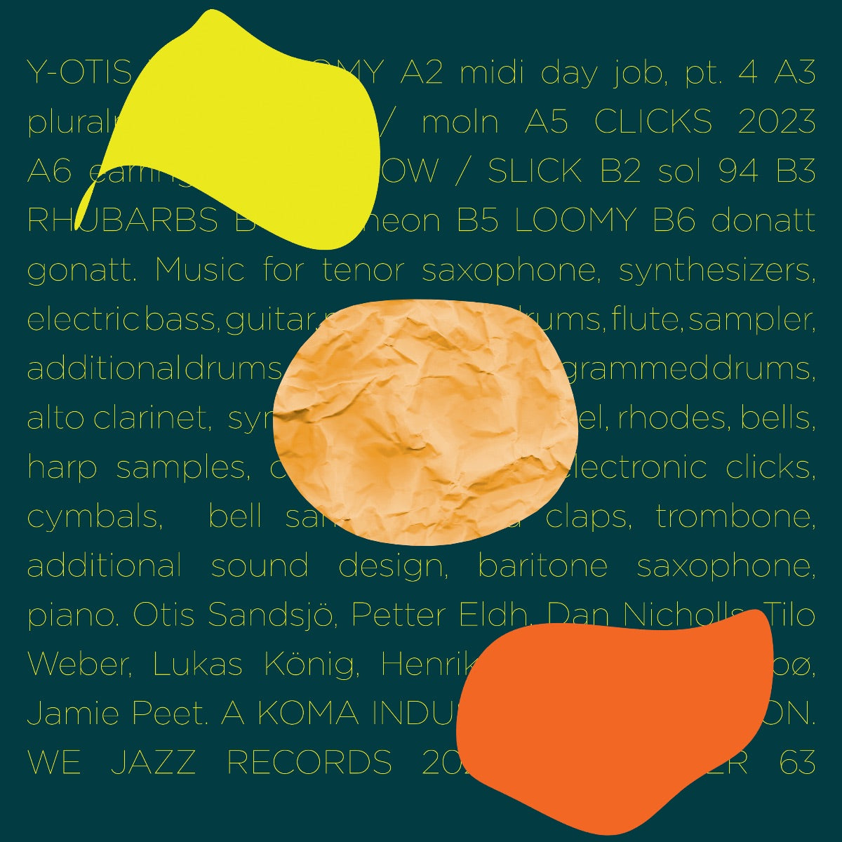 Otis Sandsjö  - Y-OTIS TRE [Orange Vinyl]