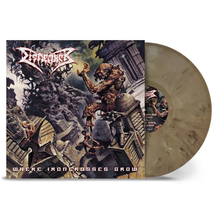 Dismember - Where Ironcrosses Grow (Sand marble Vinyl)