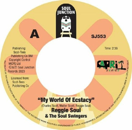 Reggie Soul & The Soul Swingers - My World of Ecstasy/Mighty Good Loving [7" Vinyl]