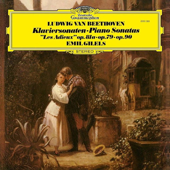 EMIL GILELS - Ludwig van Beethoven: Piano Sonatas Nos. 25, 26 (« Les Adieux ») & 27