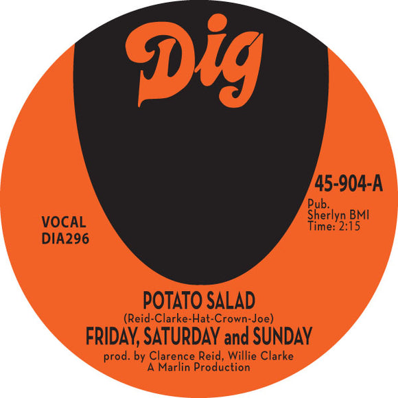 FRIDAY, SATURDAY AND SUNDAY (CLARENCE REID) - POTATO SALAD / THERE MUST BE SOMETHING [7
