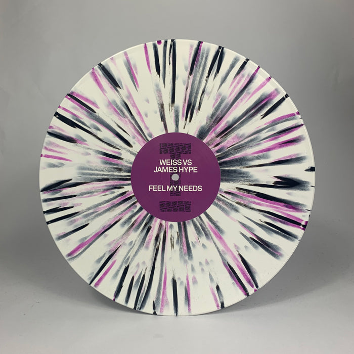 Weiss Vs James - Hype Feel My Needs [White Purple & Black Splatter Effect Vinyl]